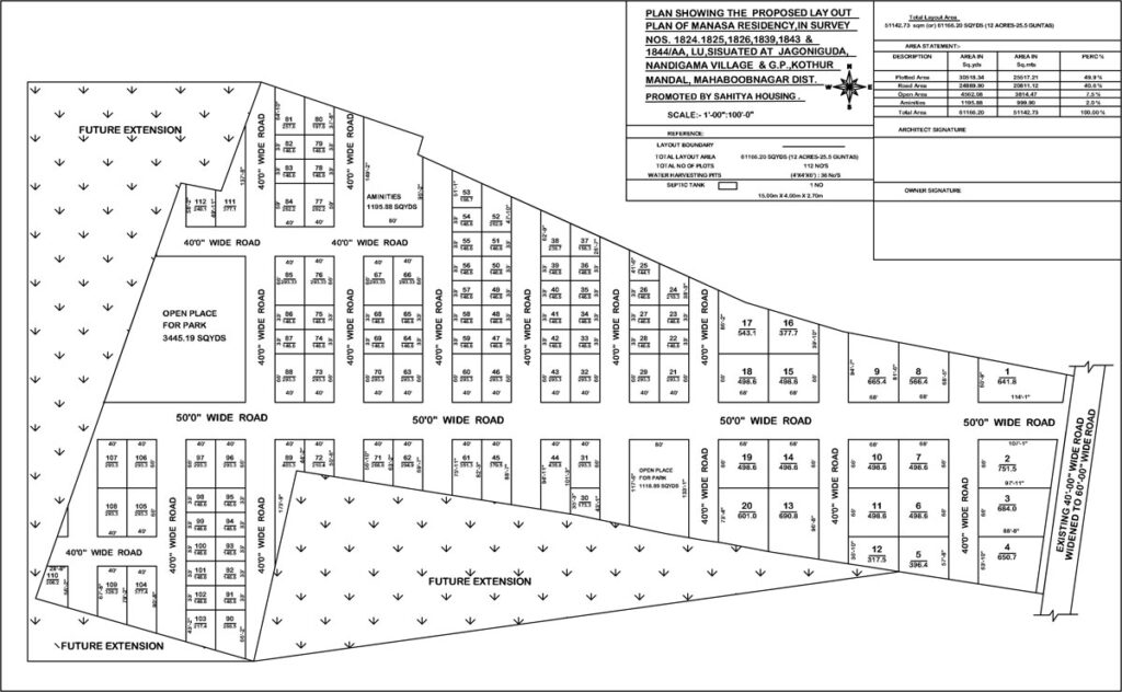 Approved Layout Plan