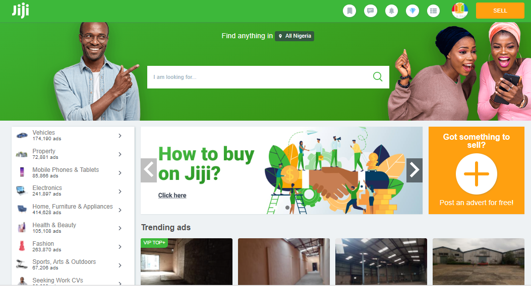 Jiji Marketplace for Real Estate Marketing